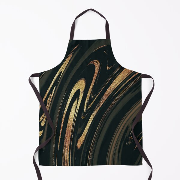 Item preview, Marbled Golden And Black Swirls Ombre Design designed and sold by DEC02.