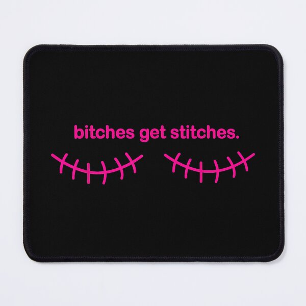 Item preview, Breast Cancer Bitches Get Stitches , Mastectomy Survivor, Funny Breast Cancer designed and sold by Rahamkshop.