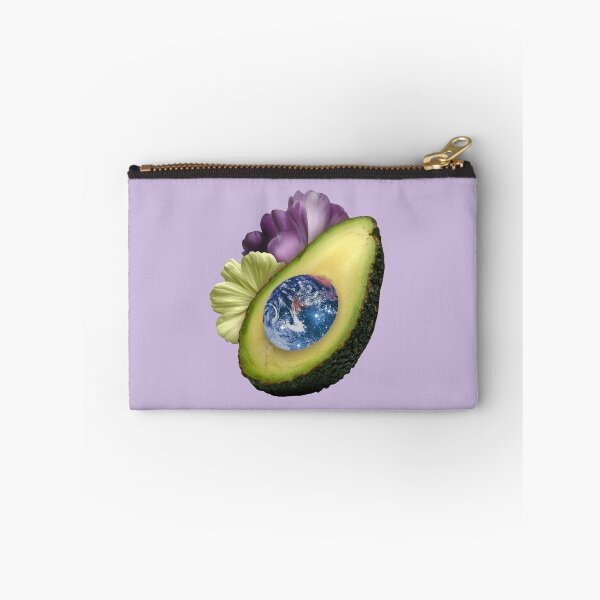 Item preview, Magical avocado with the Earth and flowers collage designed and sold by mgro-art.