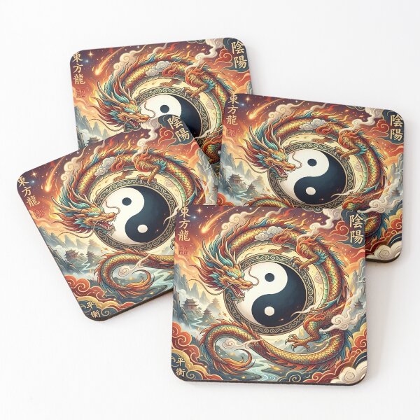 Item preview, Dragon and Yin Yang designed and sold by House of Tideswell.