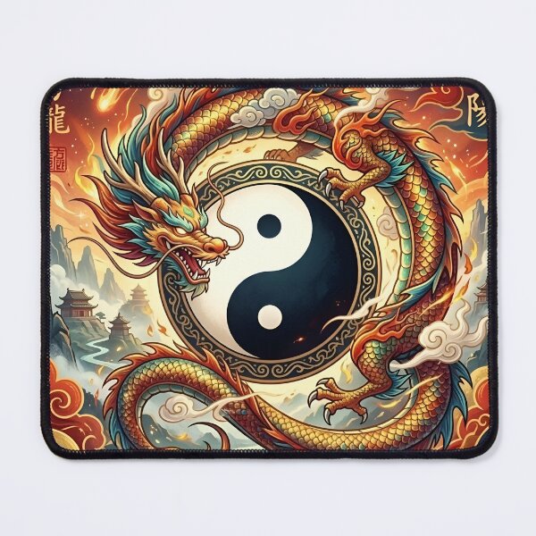 Item preview, Dragon and Yin Yang designed and sold by House of Tideswell.