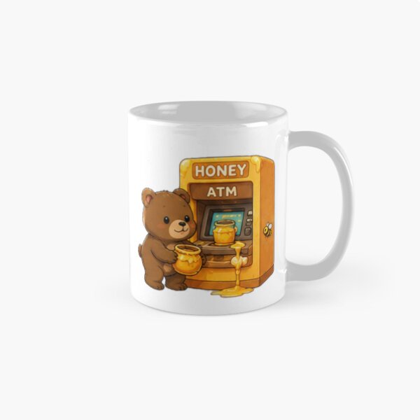 Item preview, Cute Bear With a Honey ATM Machine designed and sold by DailyDoodlesBySumbul.