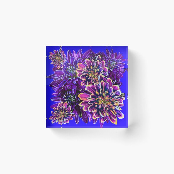 Item preview, Purple Chrysanthemums 6 designed and sold by nastiaart.