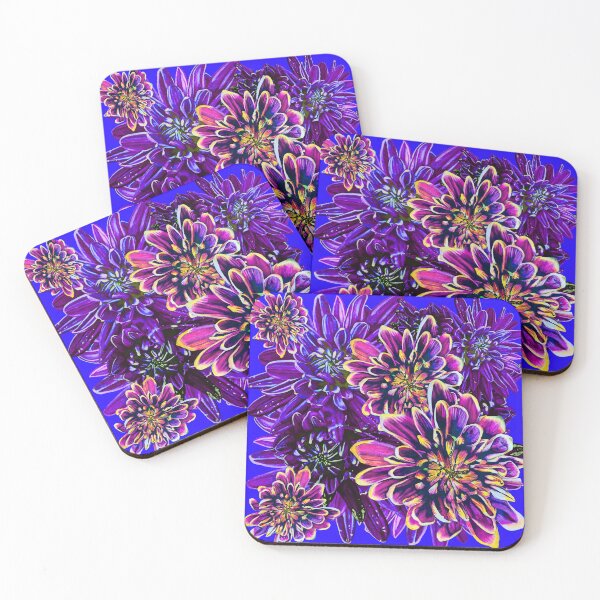 Item preview, Purple Chrysanthemums 6 designed and sold by nastiaart.