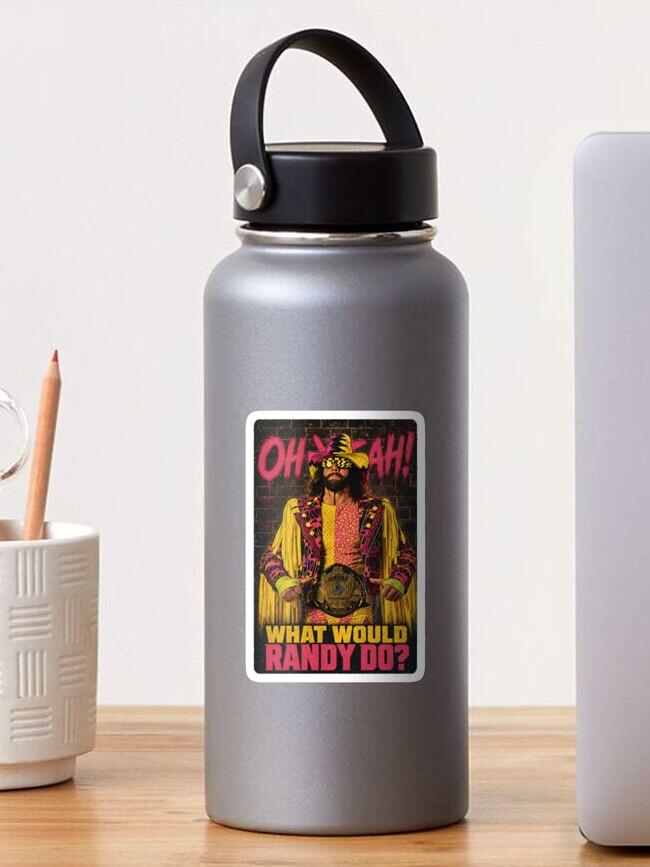 Thumbnail 1 of 3, Sticker, What would Randy do? designed and sold by TeeCodes.