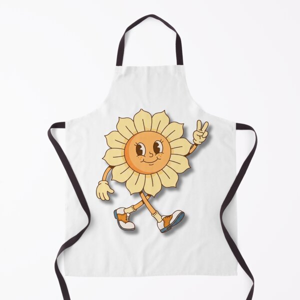 Item preview, Sunflower Retro 60s Daisy Mascot Vintage Cartoon designed and sold by infinitearte.
