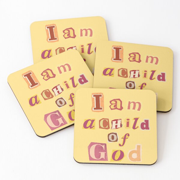 Item preview, I Am a Child of God - Notebook, mug, Tote bag, sticker designed and sold by HisDesignCo.