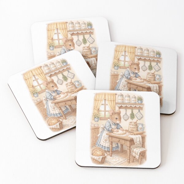 Item preview, Cottagecore Mouse Making Jam designed and sold by WHConwayDesigns.