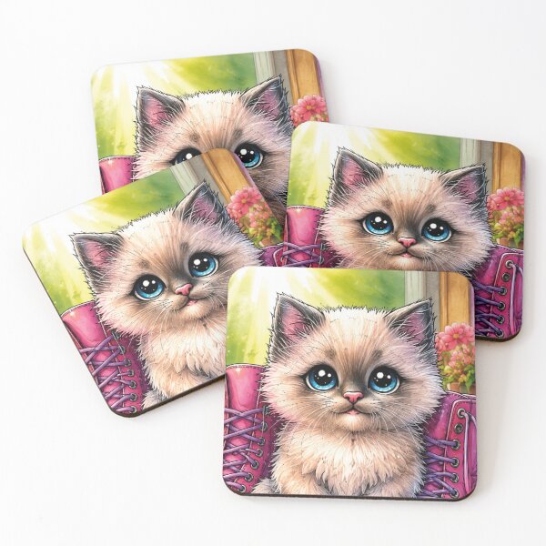 Item preview, Cute Kitten Between Pink Boots designed and sold by New Releases Hub.