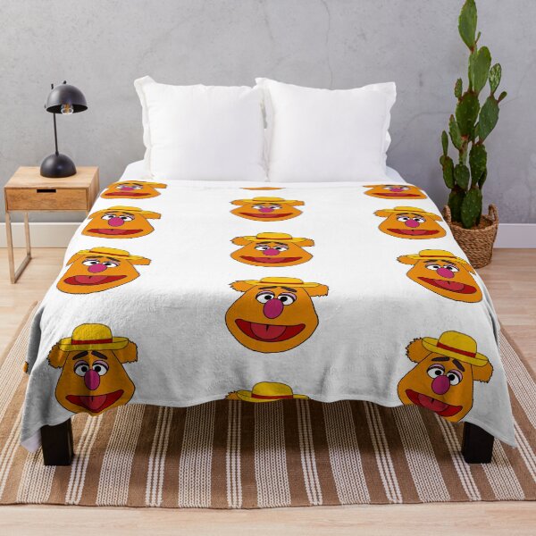 Item preview, The Muppets - Fozzie Bear In A Straw Hat designed and sold by Animals-by-JB.