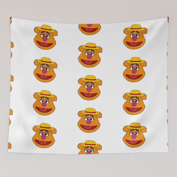 Item preview, The Muppets - Fozzie Bear In A Straw Hat designed and sold by Animals-by-JB.