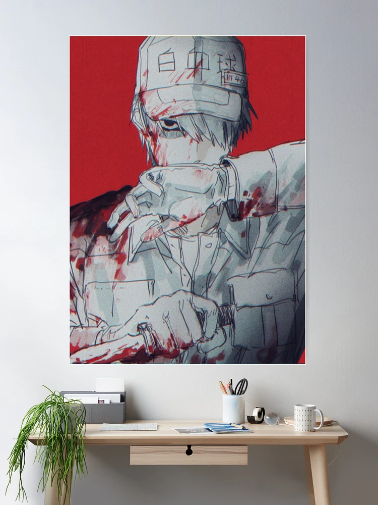 Cells At Work! - White Blood Cell Group Wall Scroll