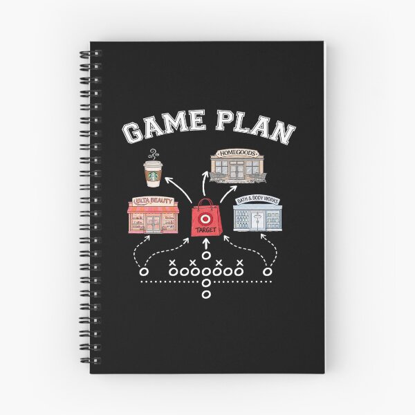 Item preview, game plan shopping playbook designed and sold by ICANTWithoutCOFFEE.