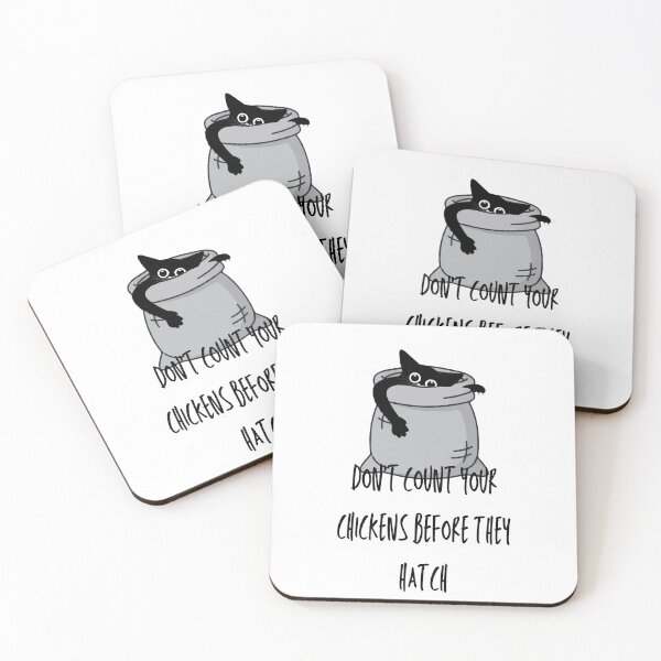Item preview, AMERICAN SAYINGS AND PHRASES:Don't count your chickens before they hatch designed and sold by infinitearte.