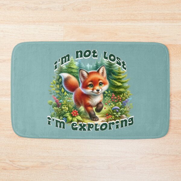 Item preview, I'm Not Lost I'm Exploring Cute Fox Forest Adventure Nature Lover Design designed and sold by Sachie's Studio.