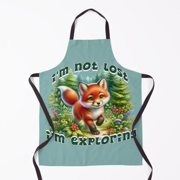 Artikelvorschau, Ich bin nicht verloren, ich erkunde den Wald – ein Abenteuer für Naturliebhaber! (Niedlicher Fuchs) entworfen und verkauft von Sachie's Studio.