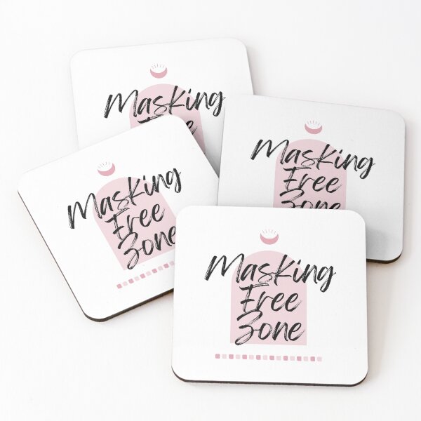 Item preview, Masking Free Zone, Neurodivergency designed and sold by TroppoWellness.