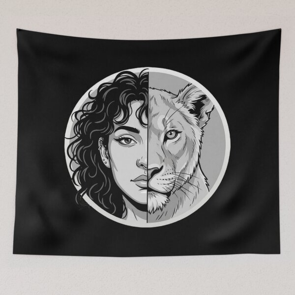 Item preview, She's the lioness designed and sold by The Creepy Kooky Coven.