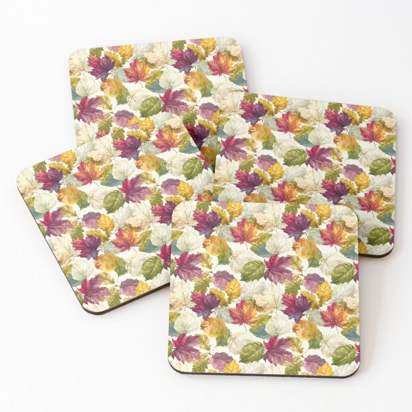 Item preview, Rich Autumn Watercolor: Plum, Gold & Sage Foliage designed and sold by TJ Art and Camera.