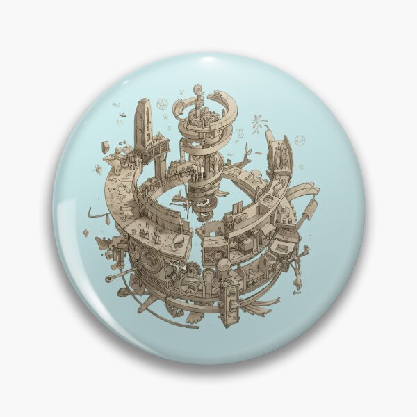 Item preview, Renaissance Mechanical Machinery Isometric Blueprint Illustration designed and sold by Exquisite Design Studio „Paculówka”.