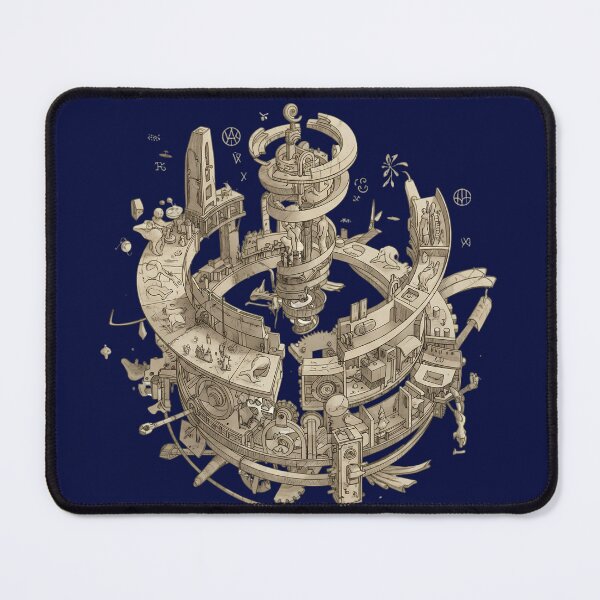 Item preview, Renaissance Mechanical Machinery Isometric Blueprint Illustration designed and sold by Exquisite Design Studio „Paculówka”.