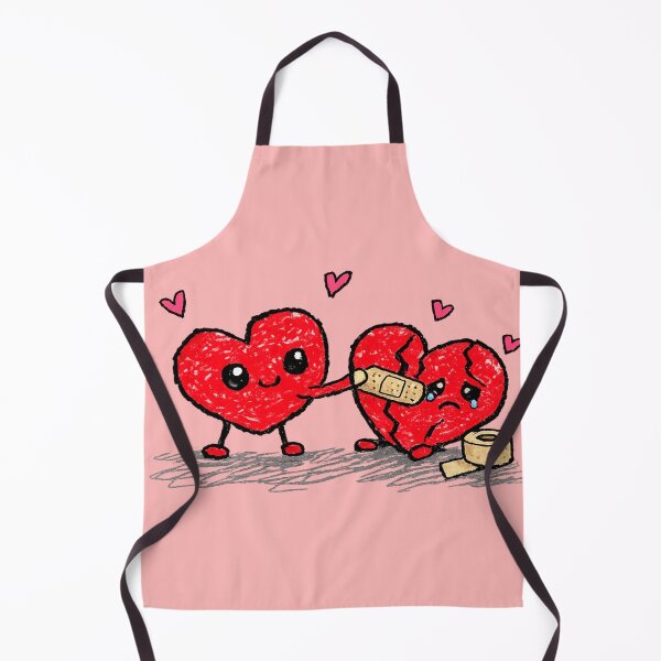 Item preview, Cute Healing Hearts Sticker | Kawaii Heart Bandage Design | Friendship & Love Cartoon Illustration designed and sold by designbyuzi.