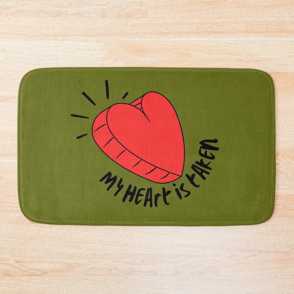 Item preview, My Heart Is Taken – Cute Red Heart Love Illustration designed and sold by infinitearte.