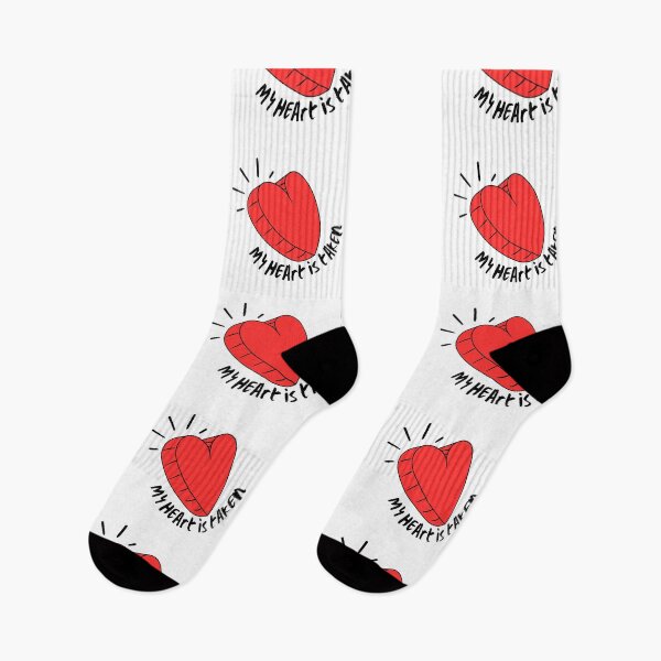 Item preview, My Heart Is Taken – Cute Red Heart Love Illustration designed and sold by infinitearte.