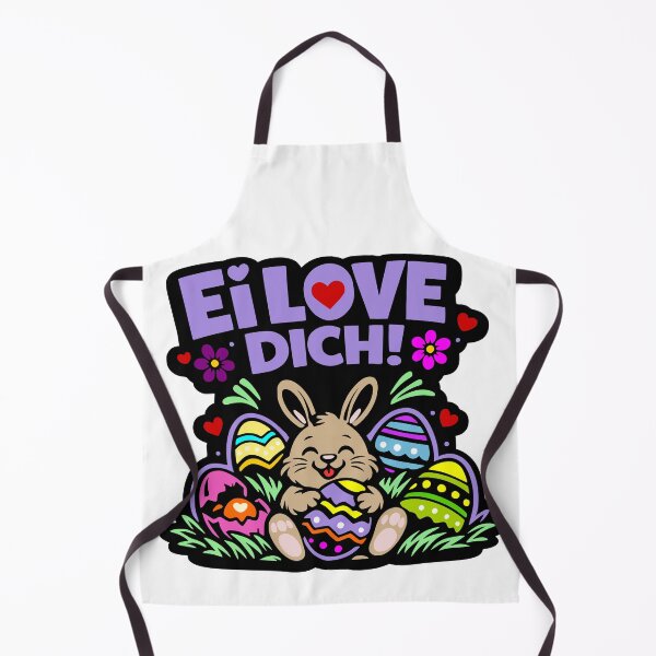 Item preview, I love you – Funny Easter Bunny Cartoon designed and sold by Pommes im Bett.