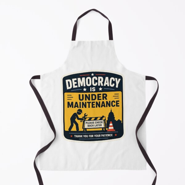 Item preview, Democracy Is Under Maintenance designed and sold by AbstractAnom.