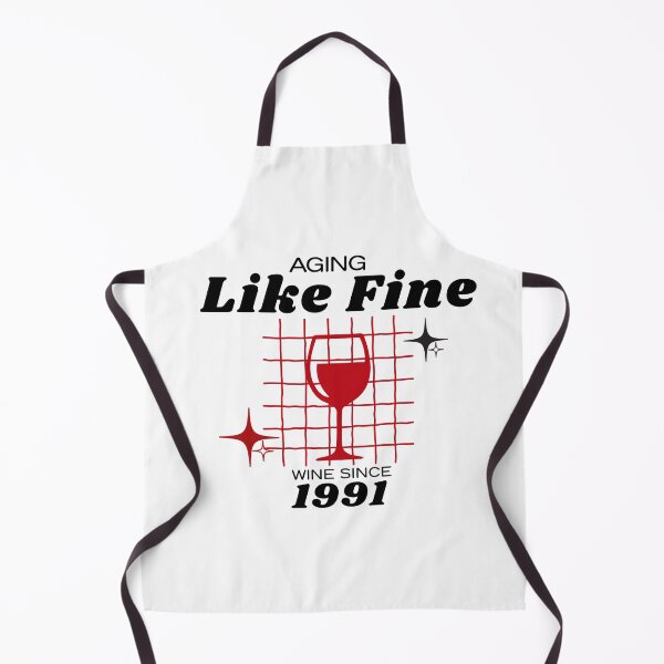 Item preview, Aging Like Fine Wine Since 1991 | Funny 1991 Birthday Wine Lover Shirt designed and sold by luckyhue.