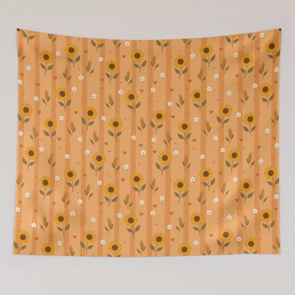 Item preview, Golden Sunflower Meadow Pattern designed and sold by SoloreCreations.