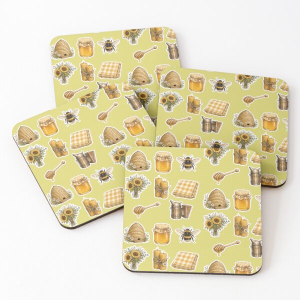 Item preview, Bee Garden Stickers designed and sold by Whimsical Cottagecore Art.