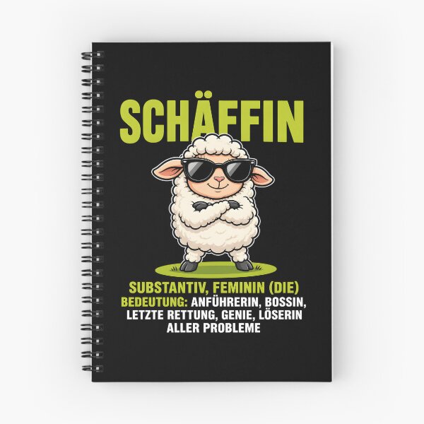 Item preview, Schäffin - Funny sheep design for female bosses designed and sold by Channel1Design.