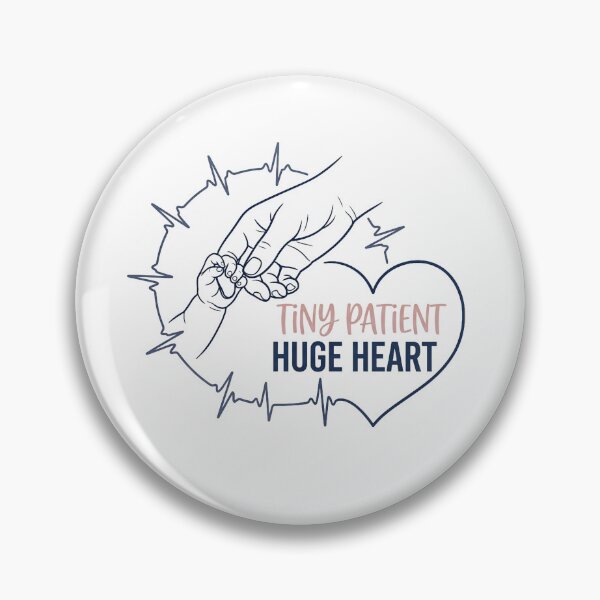 Item preview, Tiny Patient Huge Heart Cute Pediatric & NICU Nurse Gift designed and sold by Nurse Craft Studio.