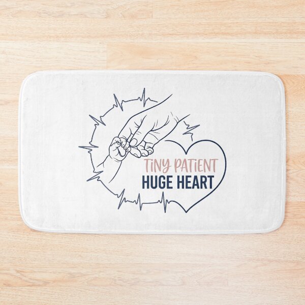 Item preview, Tiny Patient Huge Heart Cute Pediatric & NICU Nurse Gift designed and sold by Nurse Craft Studio.
