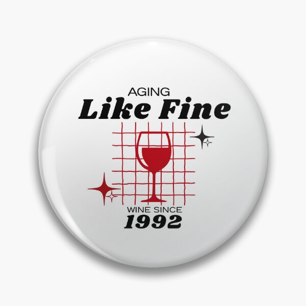 Item preview, Aging Like Fine Wine Since 1992 | Funny 1992 Birthday Wine Lover Shirt designed and sold by luckyhue.