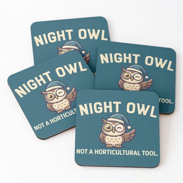 Item preview, Night Owl Not A Horticultural Tool Funny Literal Joke Cute Bird Sleeping Hat designed and sold by Amir Faysal.