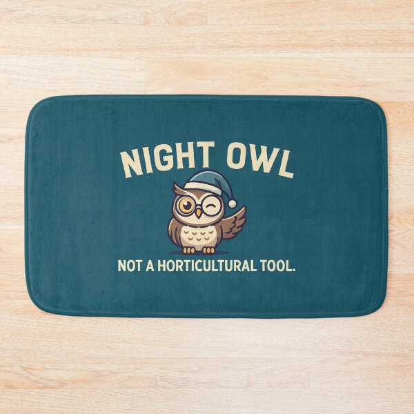 Item preview, Night Owl Not A Horticultural Tool Funny Literal Joke Cute Bird Sleeping Hat designed and sold by Amir Faysal.
