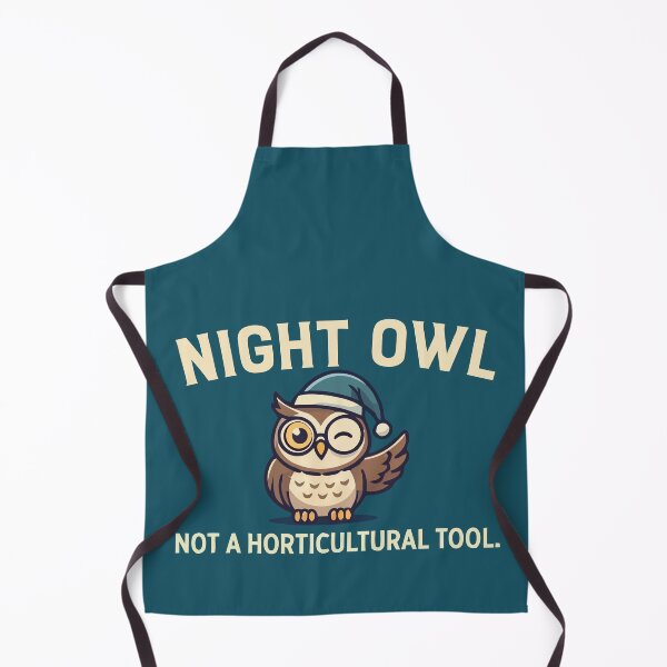 Item preview, Night Owl Not A Horticultural Tool Funny Literal Joke Cute Bird Sleeping Hat designed and sold by Amir Faysal.