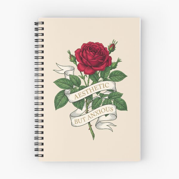 Item preview, Tatuaje de rosa vintage: mezcla irónica, divertida y estética pero ansiosa designed and sold by AkDesign022.