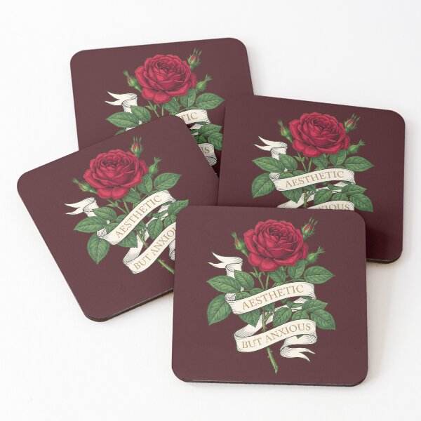 Item preview, Aesthetic But Anxious Funny Ironic Mashup Vintage Rose Tattoo designed and sold by AkDesign022.