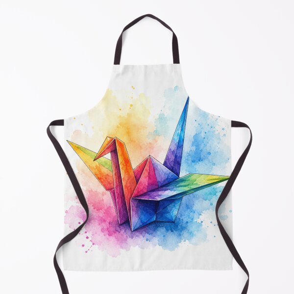 Item preview, Watercolor Origami Collection – Colorful Geometric Paper Art | Modern Rainbow Illustration designed and sold by New Releases Hub.
