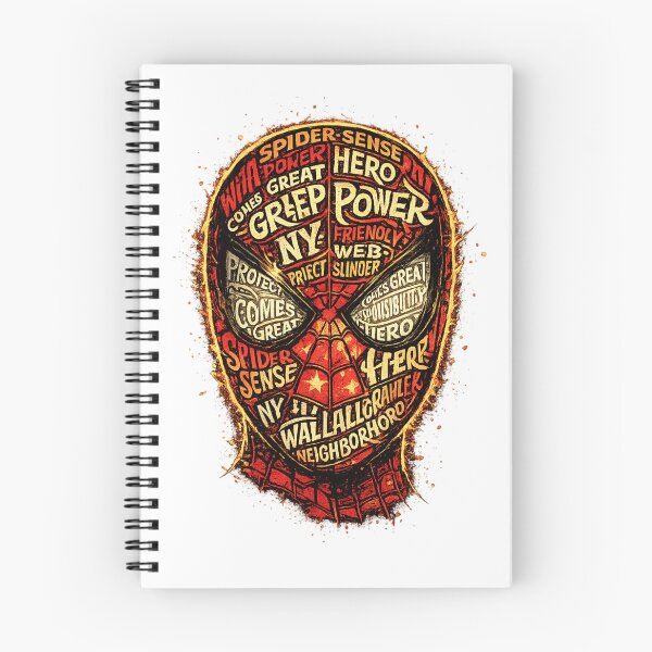 Item preview, Spider-Inspired Typographic Mask | Comic Book Superhero Typography Art | Graphic T-Shirt & Sticker Design designed and sold by designbyuzi.