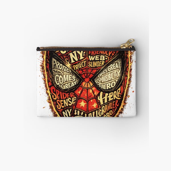 Item preview, Spider-Inspired Typographic Mask | Comic Book Superhero Typography Art | Graphic T-Shirt & Sticker Design designed and sold by designbyuzi.