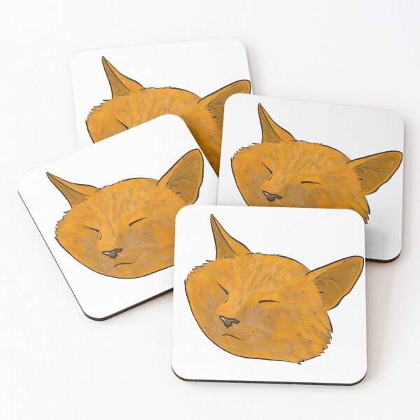 Item preview, Happy Snuggly Orange Cat designed and sold by whenkelseydraws.