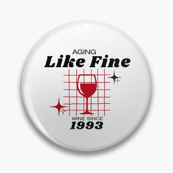 Item preview, Aging Like Fine Wine Since 1993 | Funny 1993 Birthday Wine Lover Shirt designed and sold by luckyhue.