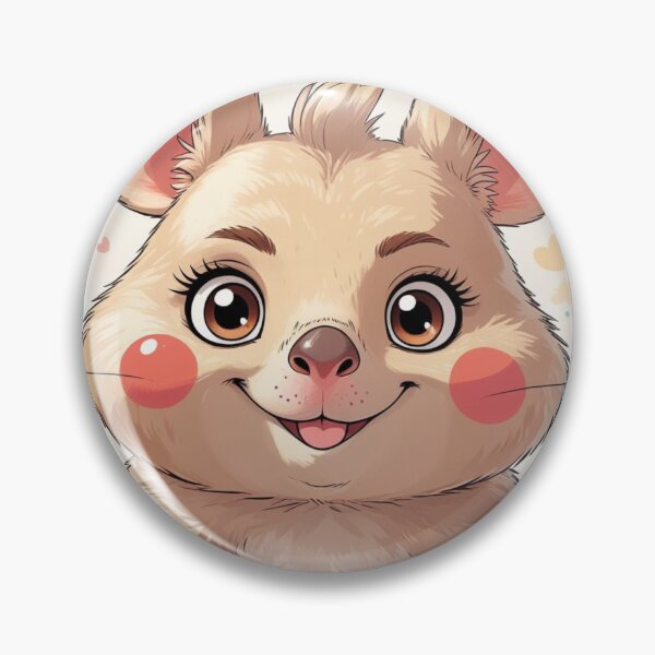 Item preview, Cute Manga Chibi Quokka with Rosy Cheeks designed and sold by Uniquely Yours.