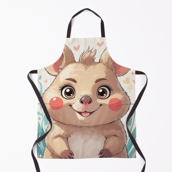 Item preview, Cute Manga Chibi Quokka with Rosy Cheeks designed and sold by Uniquely Yours.