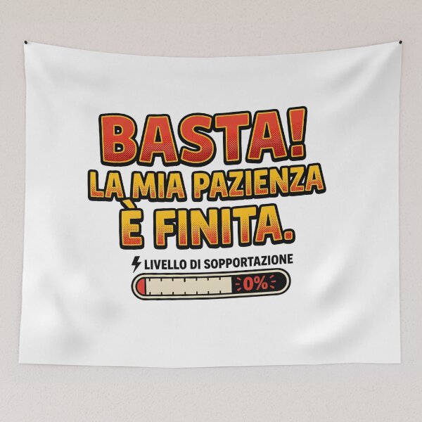 Item preview, BASTA LA MIA PAZIENZA è FINITA COLORED WRITING ENOUGH MY PATIENCE IS OVER designed and sold by infinitearte.